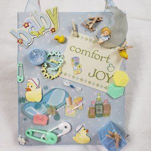 Home Art, Nursery, Baby Boy, Baby Shower, Baby Shower Gift, Pregnant Mom, Bath